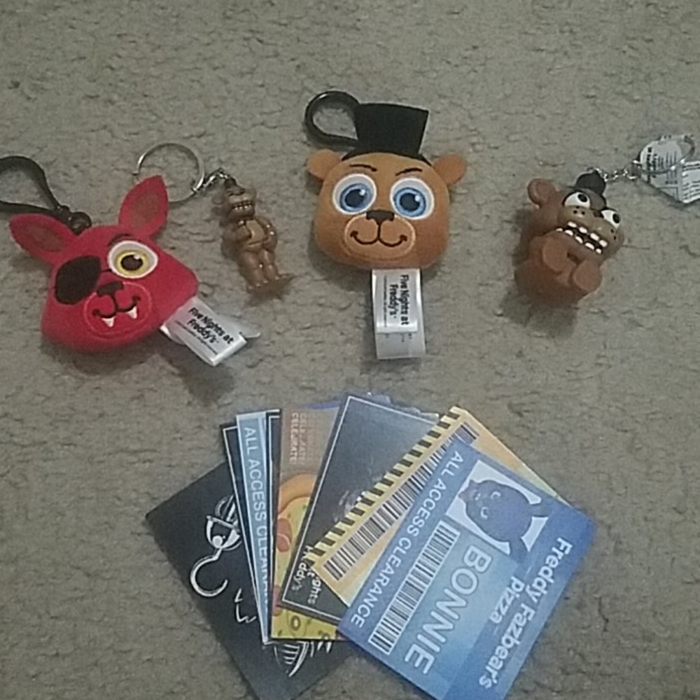 FNAF Keychain/Card BUNDLE